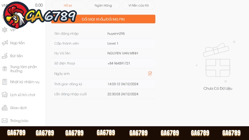 Game thủ có trách nhiệm cung cấp thông tin chính xác Game thủ có trách nhiệm cung cấp thông tin chính xác