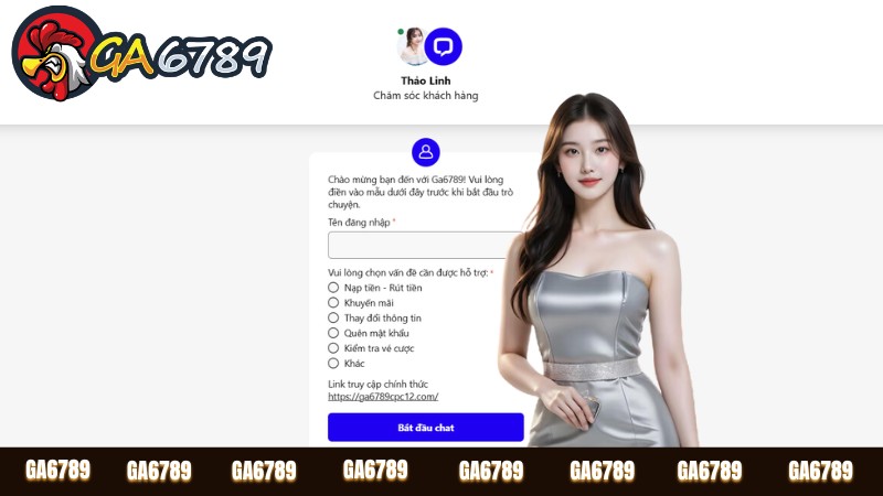 Liên hệ Ga6789 qua trang web trực tuyến